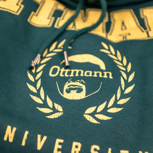 Grüner Ottmann Pullover mit Marken Logo